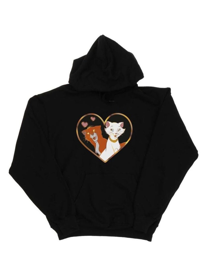 Disney - Sweat à capuche THE ARISTOCATS Noir - Kiabi