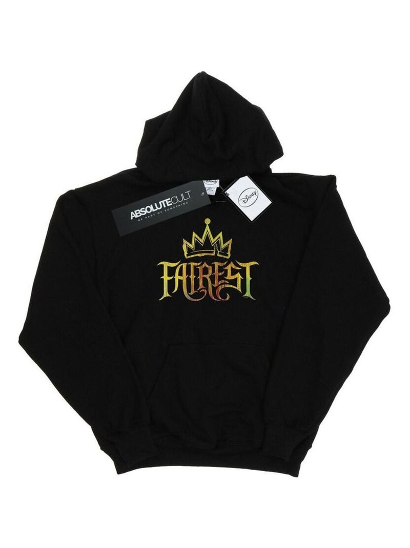 Disney - Sweat à capuche THE DESCENDANTS FAIREST GOLD Noir - Kiabi