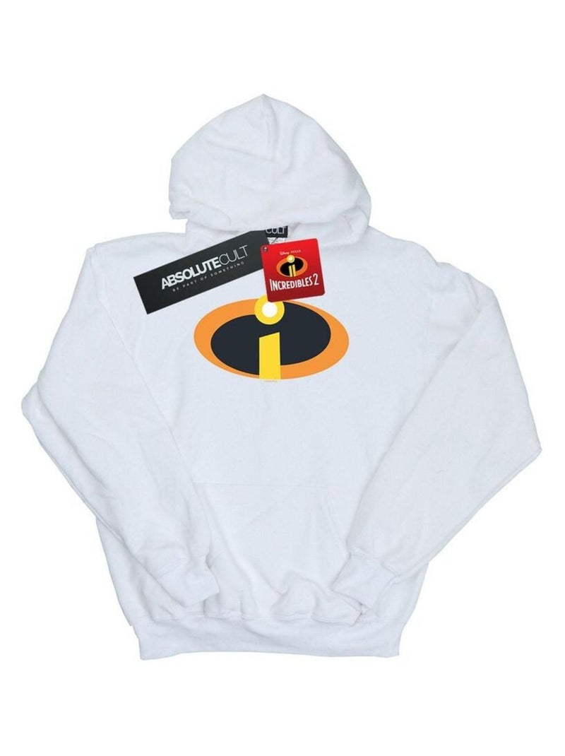 Disney - Sweat à capuche THE INCREDIBLES Blanc - Kiabi