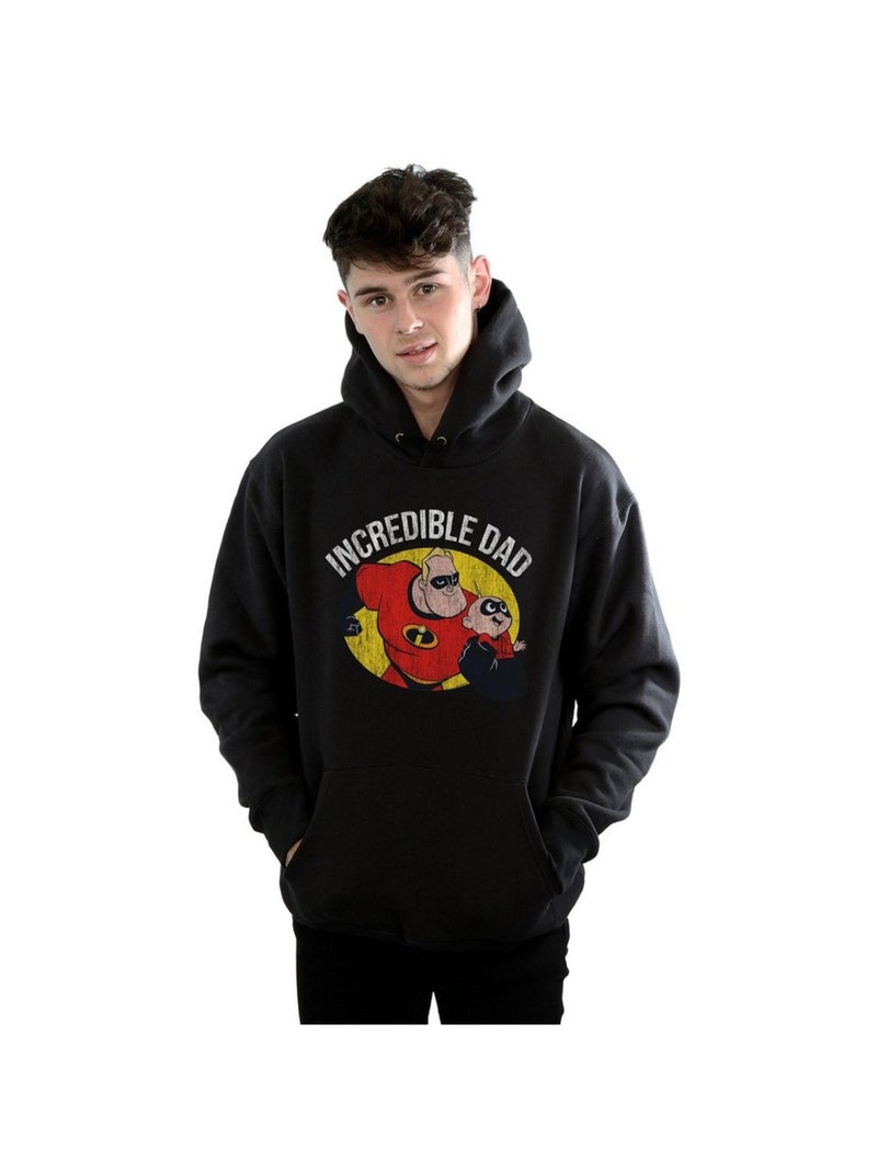 Disney - Sweat à capuche THE INCREDIBLES INCREDIBLE DAD Noir - Kiabi