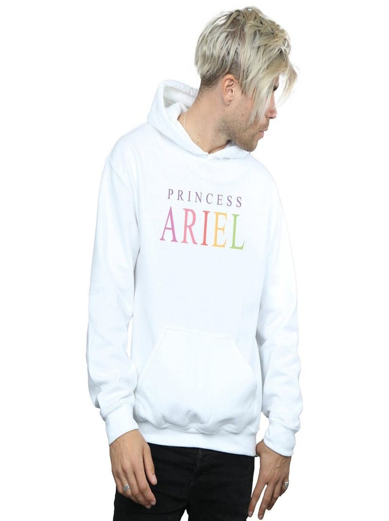 Disney - Sweat à capuche THE La Petite Sirène ARIEL GRAPHIC Blanc - Kiabi