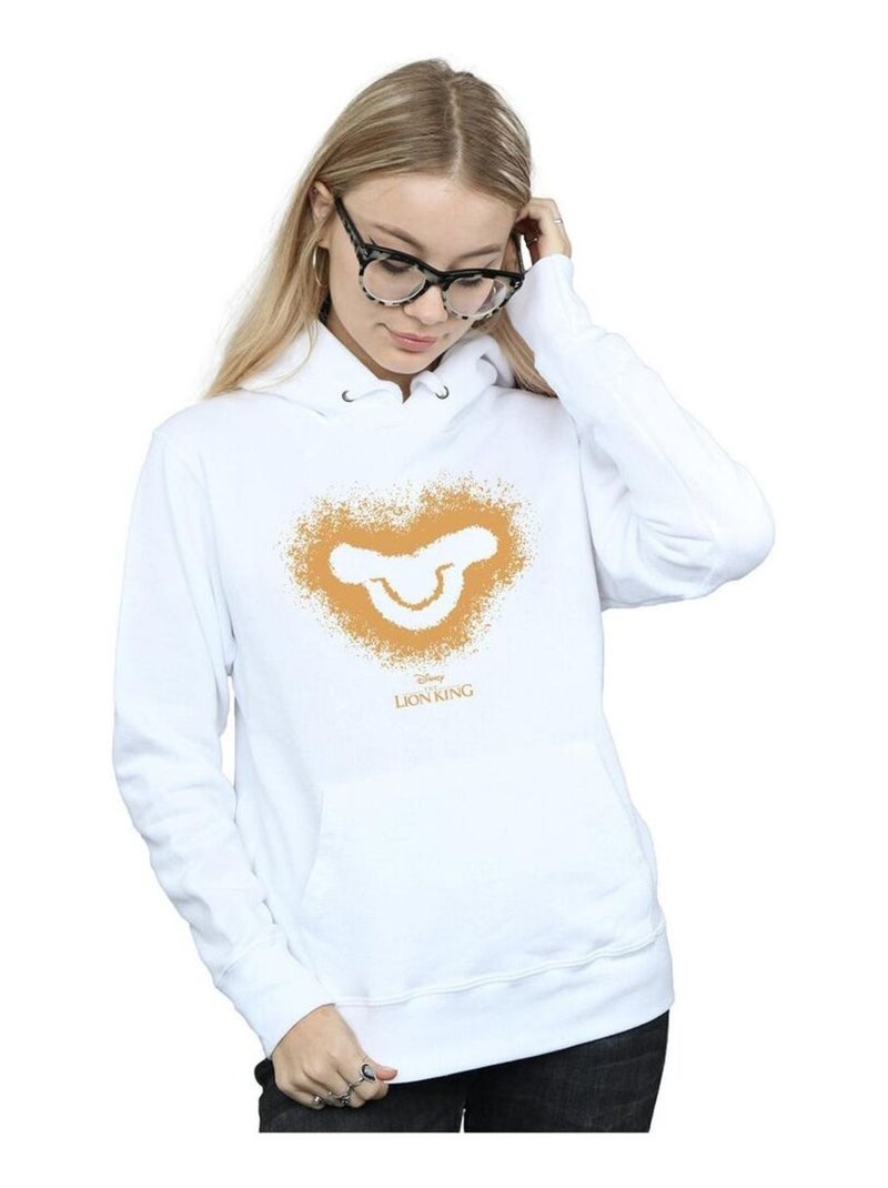 Disney - Sweat à capuche THE LION KING Blanc - Kiabi
