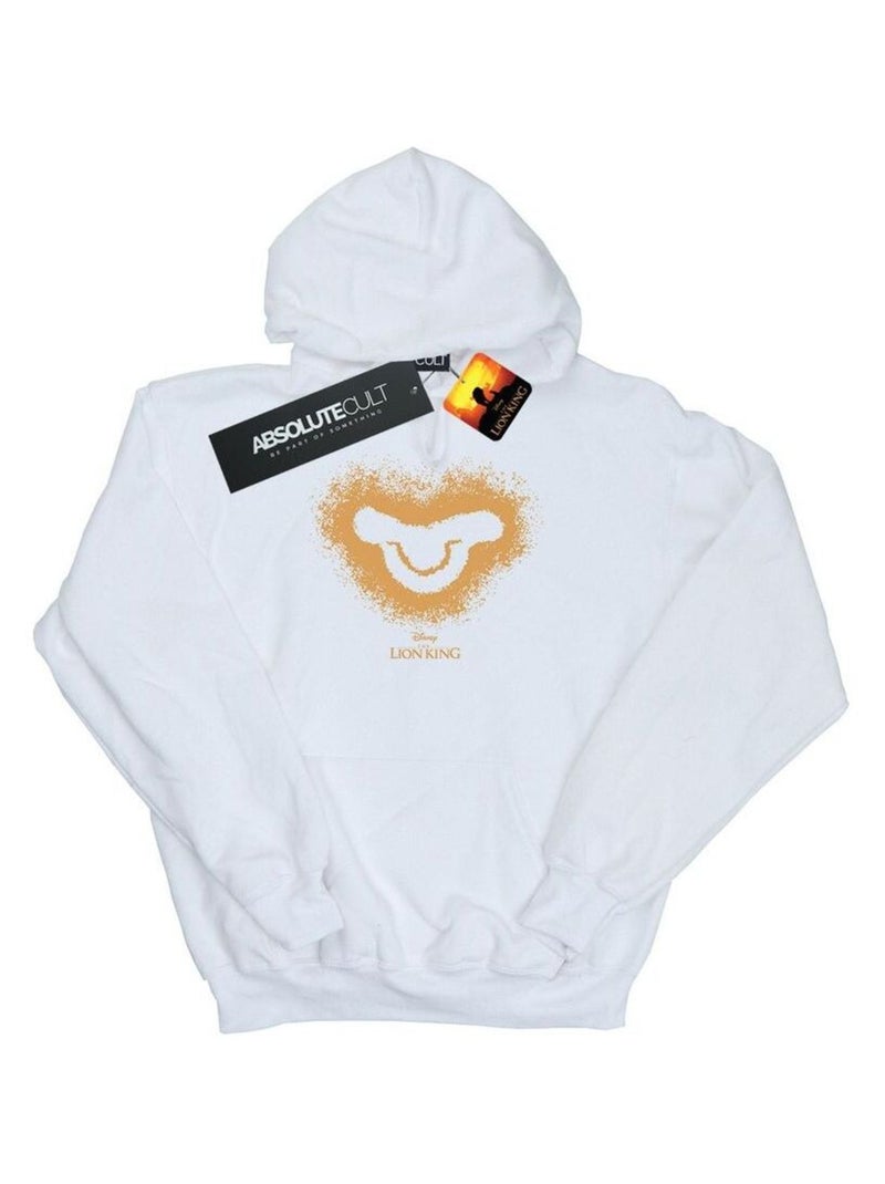 Disney - Sweat à capuche THE LION KING Blanc - Kiabi