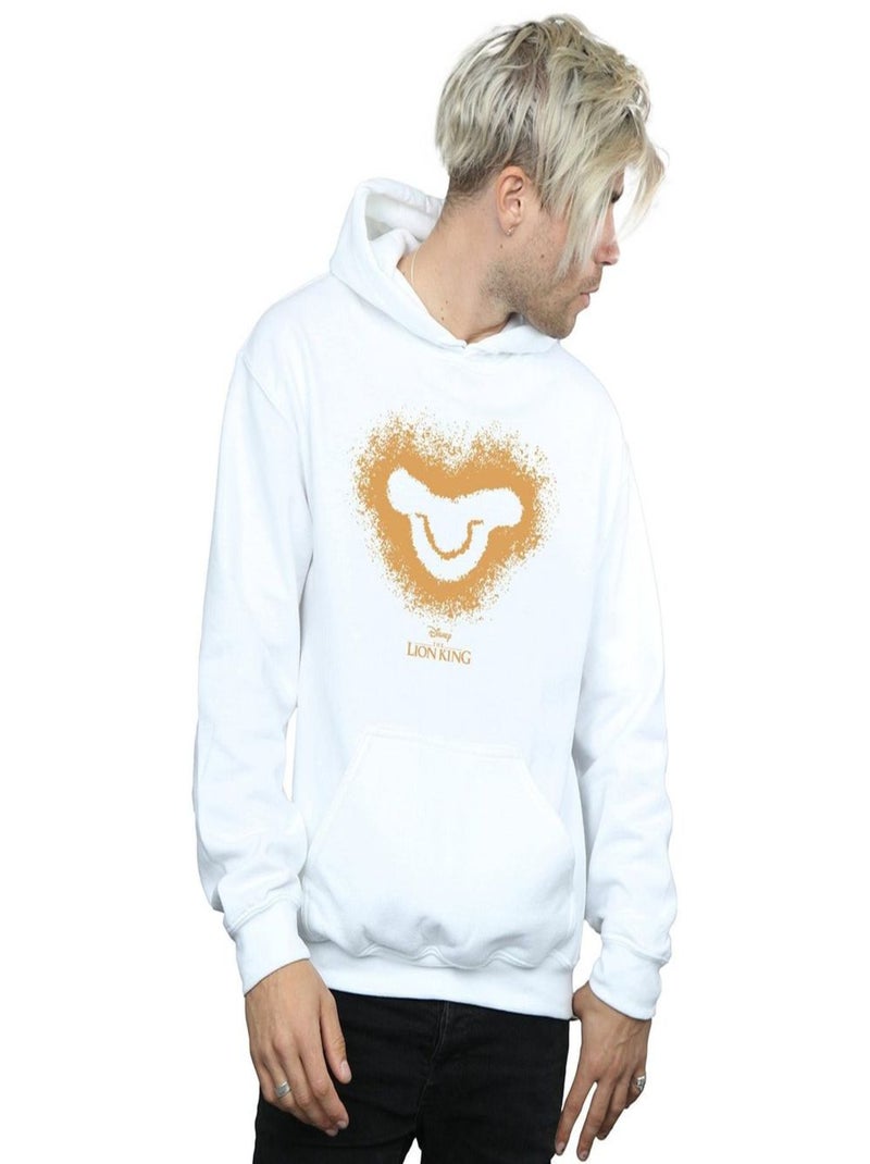 Disney - Sweat à capuche THE LION KING Blanc - Kiabi