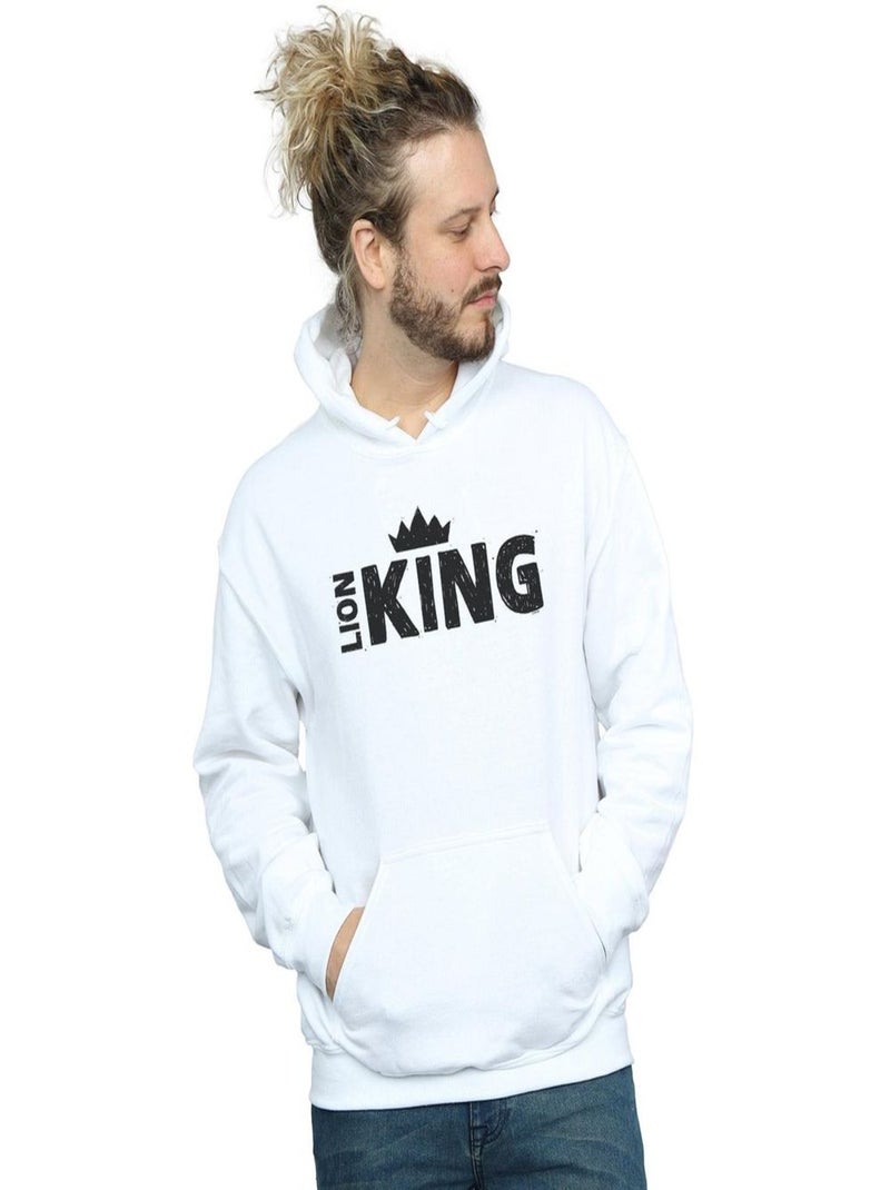 Disney - Sweat à capuche THE LION KING Blanc - Kiabi