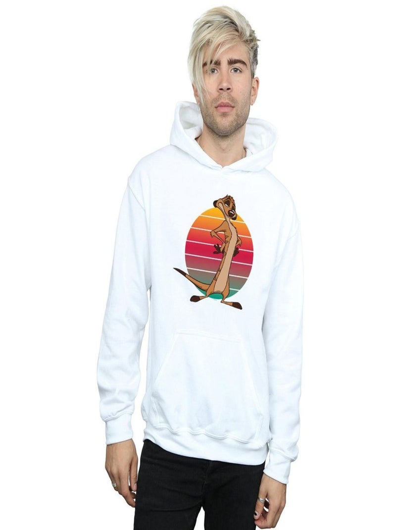 Disney - Sweat à capuche THE LION KING Blanc - Kiabi