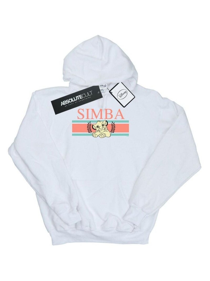 Disney - Sweat à capuche THE LION KING Blanc - Kiabi