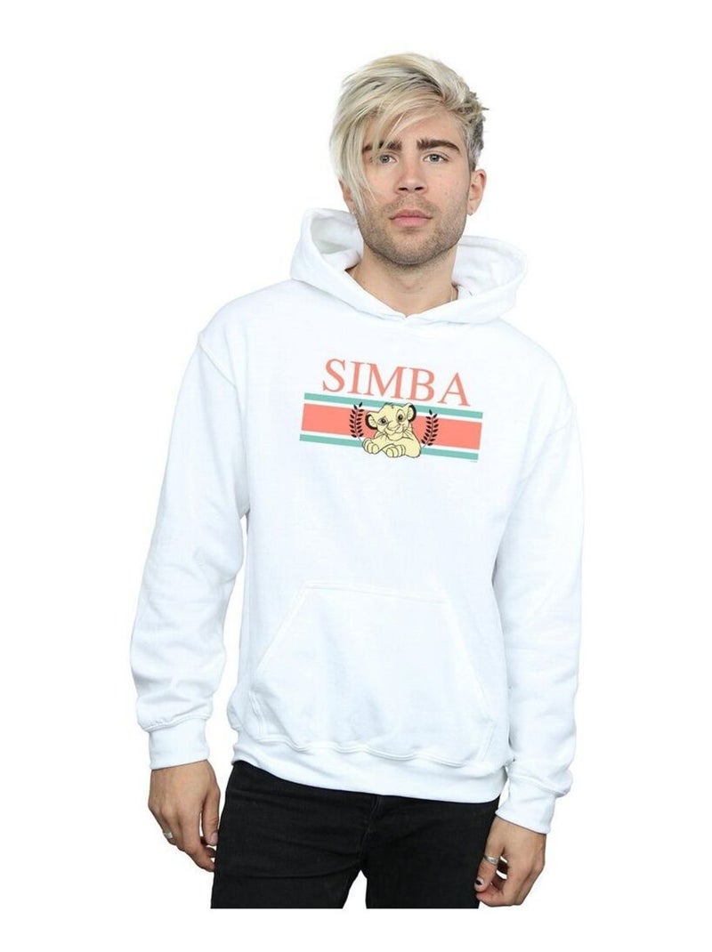 Disney - Sweat à capuche THE LION KING Blanc - Kiabi