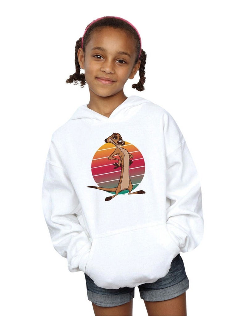 Disney - Sweat à capuche THE LION KING Blanc - Kiabi
