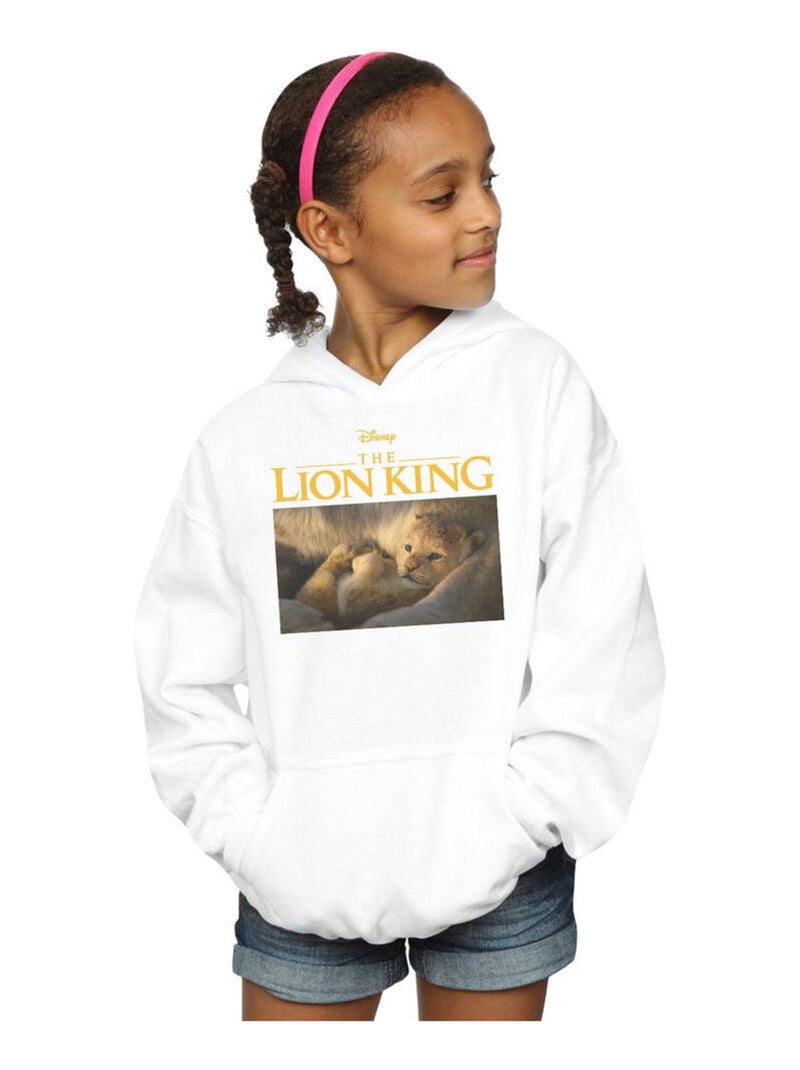 Disney - Sweat à capuche THE LION KING Blanc - Kiabi