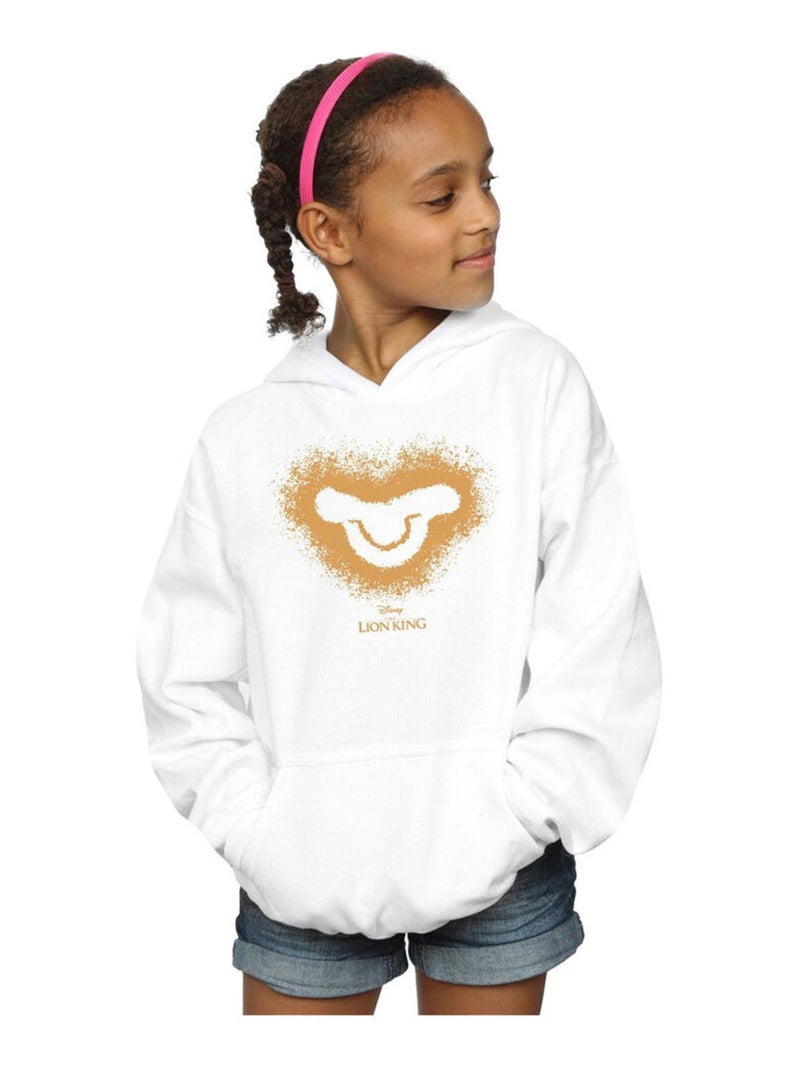 Disney - Sweat à capuche THE LION KING Blanc - Kiabi