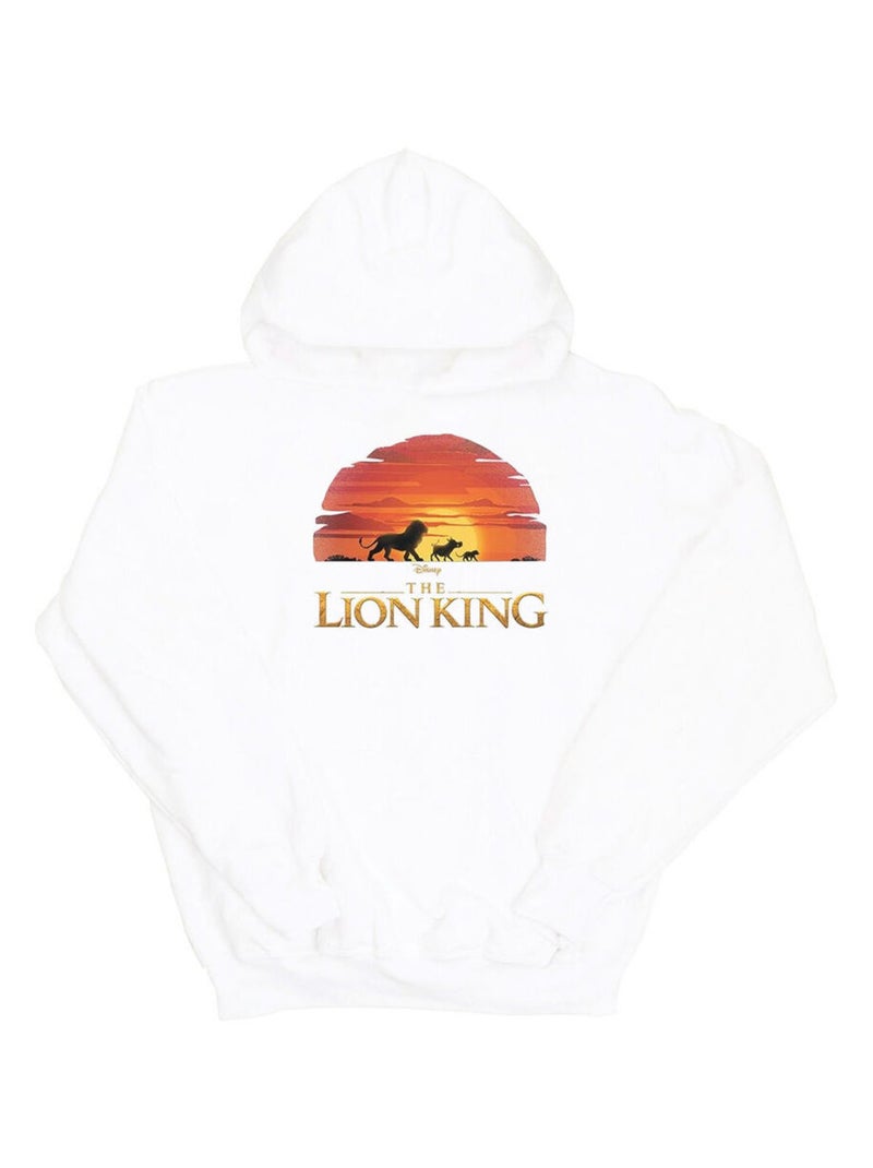 Disney - Sweat à capuche THE LION KING Blanc - Kiabi