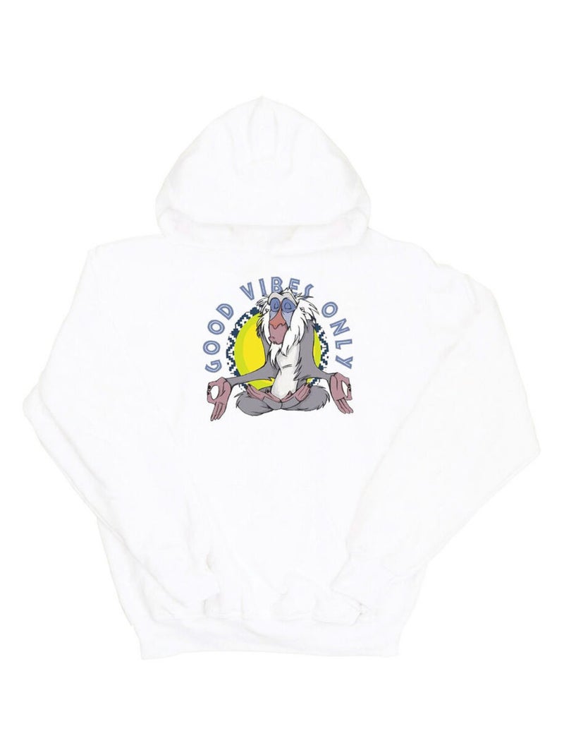 Disney - Sweat à capuche THE LION KING GOOD VIBES ONLY Blanc - Kiabi