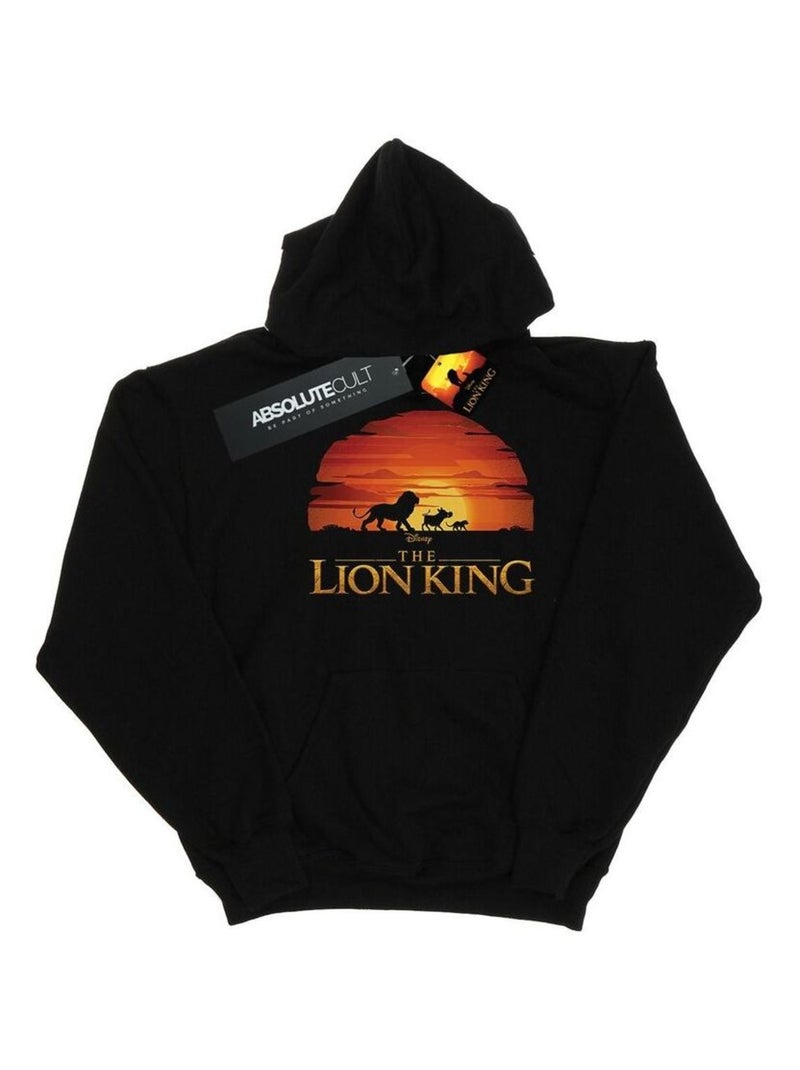 Disney - Sweat à capuche THE LION KING Noir - Kiabi