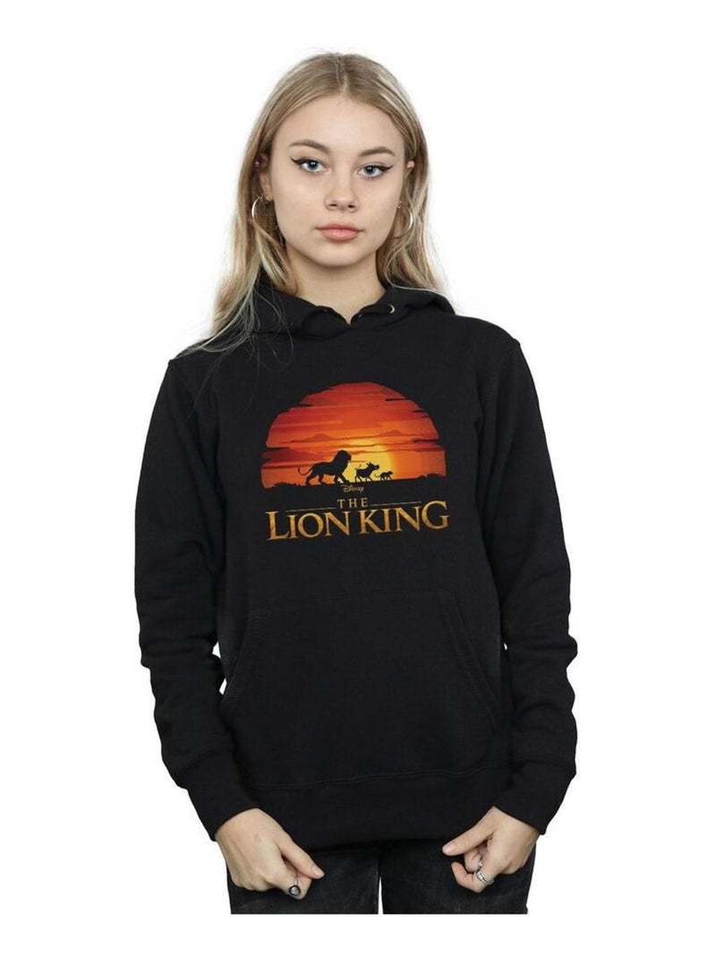 Disney - Sweat à capuche THE LION KING Noir - Kiabi