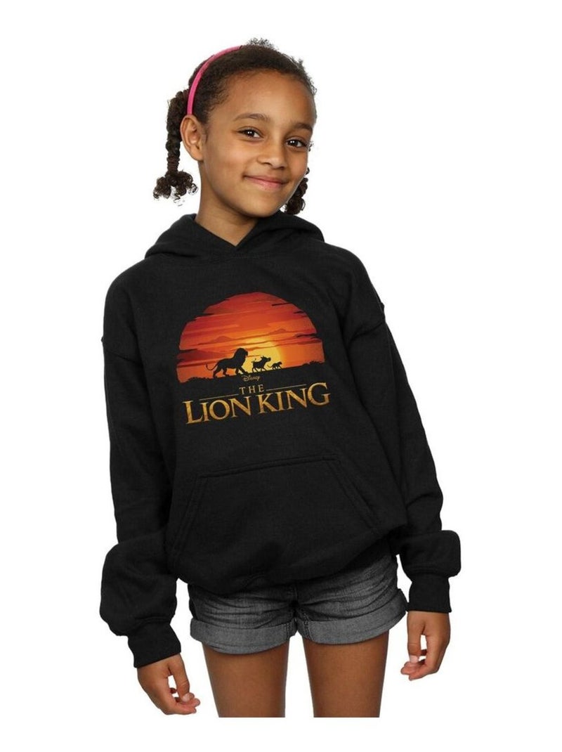 Disney - Sweat à capuche THE LION KING Noir - Kiabi