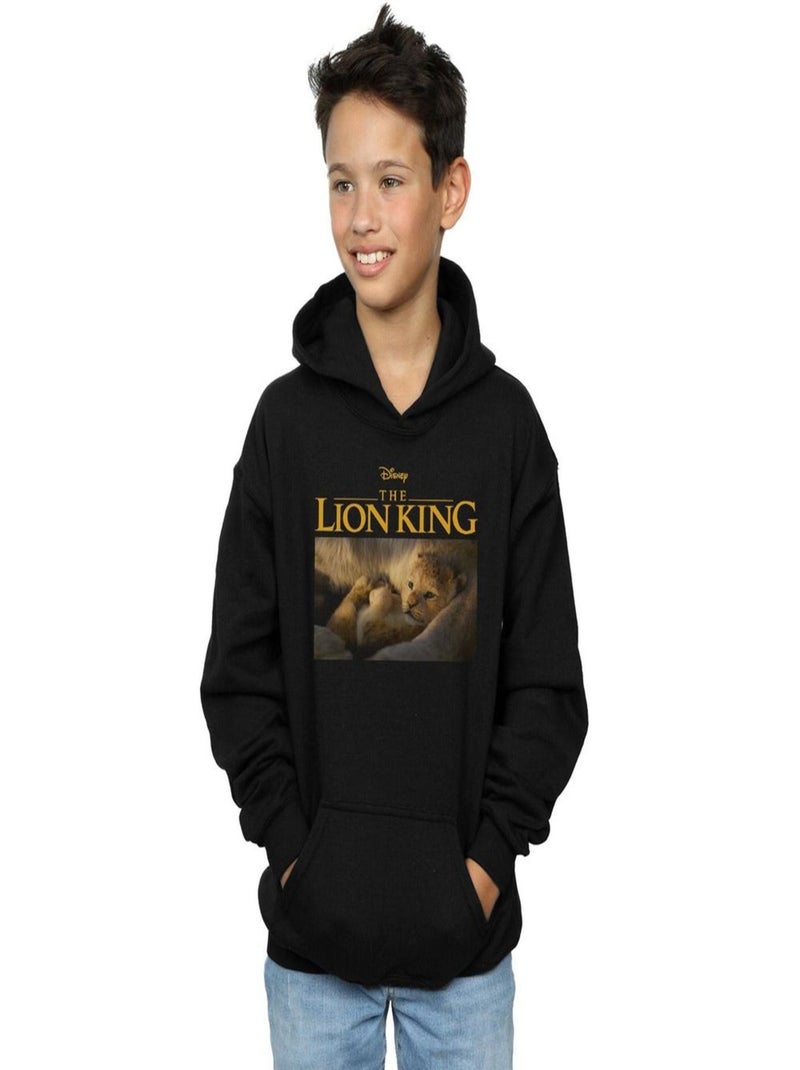 Disney - Sweat à capuche THE LION KING Noir - Kiabi