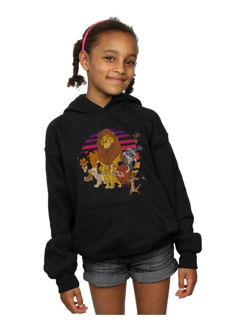 Disney - Sweat à capuche THE LION KING PRIDE FAMILY Noir - Kiabi