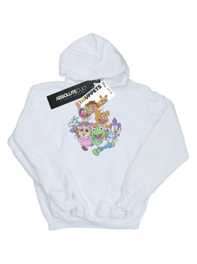 Disney - Sweat à capuche THE MUPPETS Blanc - Kiabi