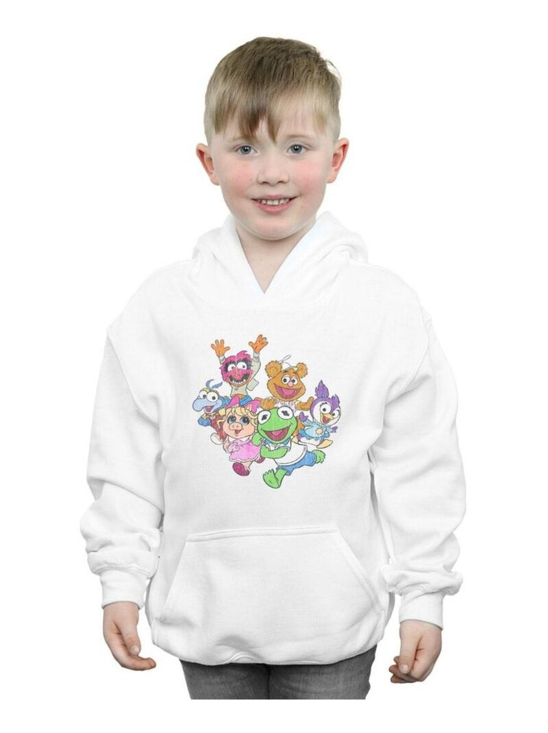 Disney - Sweat à capuche THE MUPPETS Blanc - Kiabi