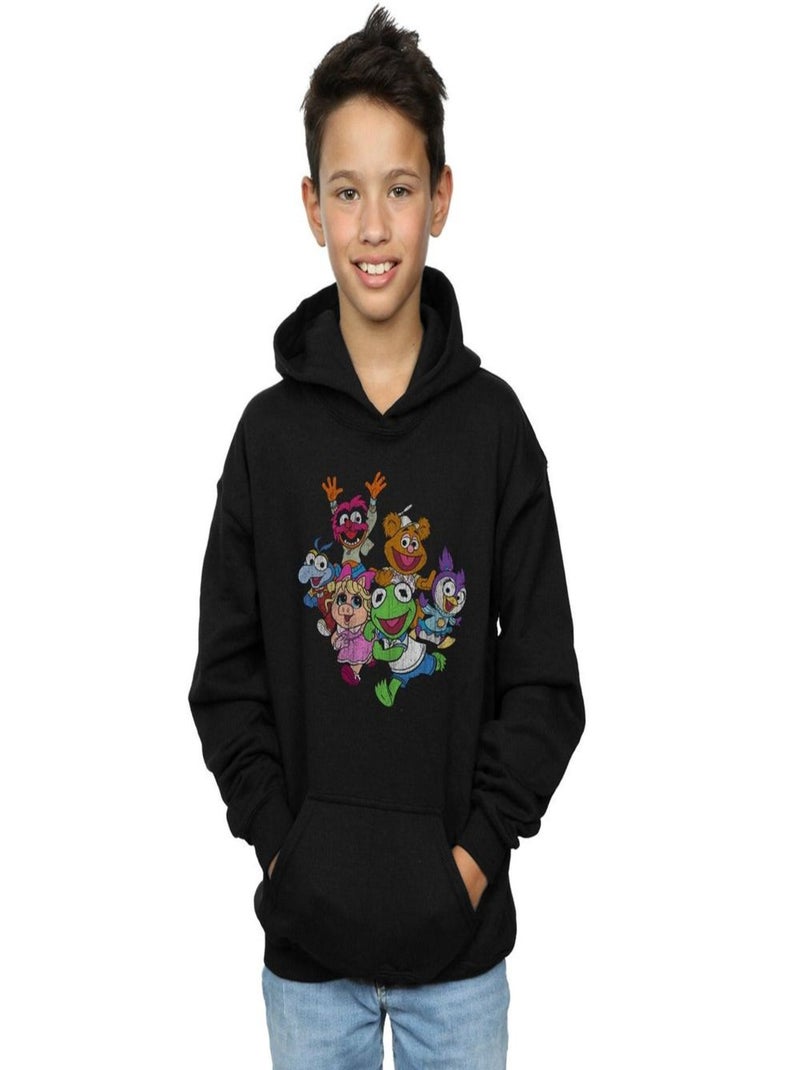 Disney - Sweat à capuche THE MUPPETS MUPPET BABIES Noir - Kiabi