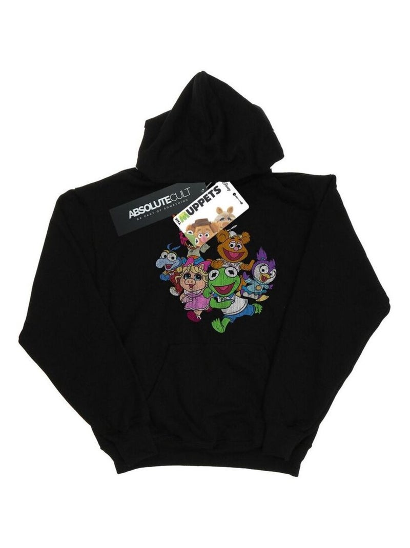 Disney - Sweat à capuche THE MUPPETS Noir - Kiabi