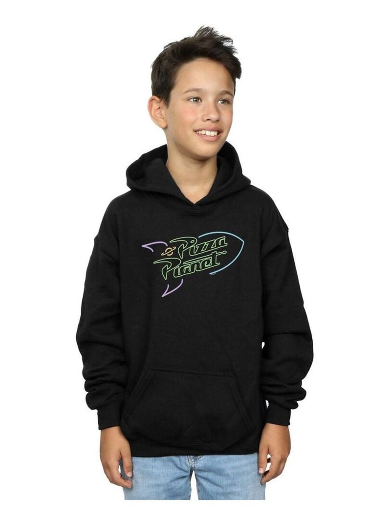 Disney - Sweat à capuche TOY STORY PIZZA PLANET Noir - Kiabi