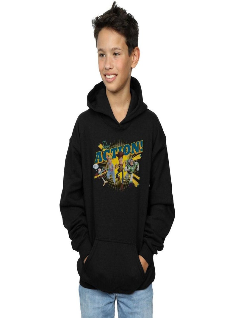 Disney - Sweat à capuche TOY STORY TAKIN' ACTION Noir - Kiabi