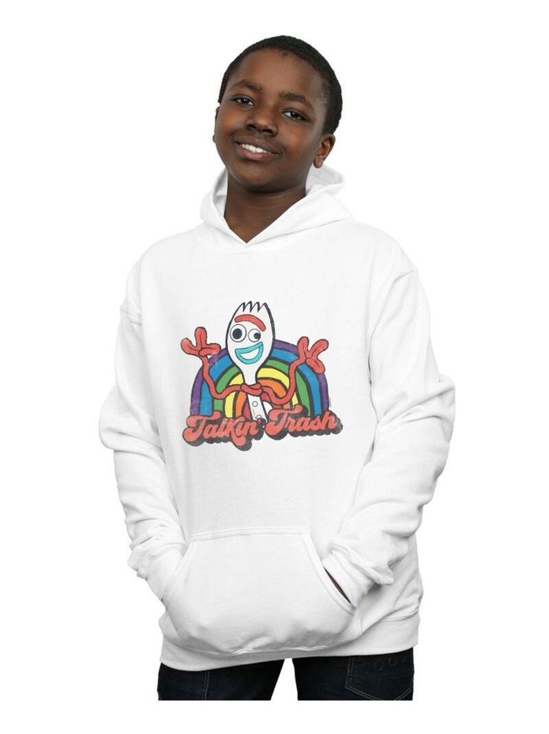 Disney - Sweat à capuche TOY STORY TALKIN' TRASH Blanc - Kiabi