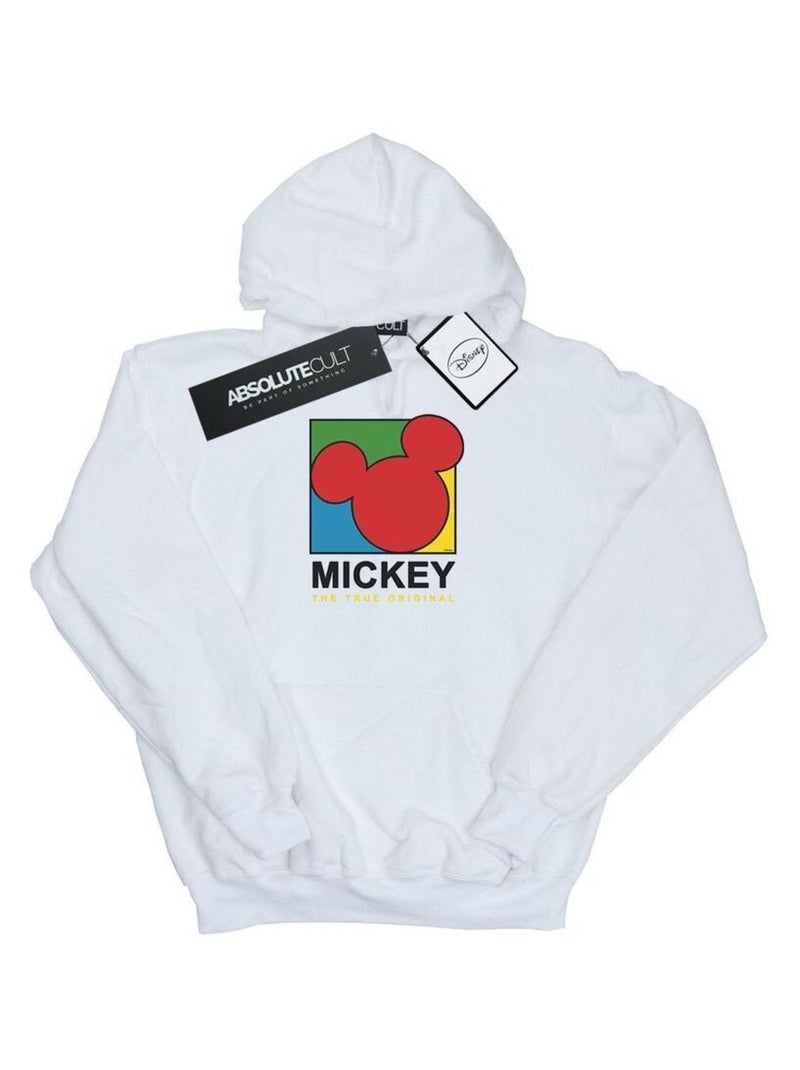 Disney - Sweat à capuche TRUE 90S Blanc - Kiabi
