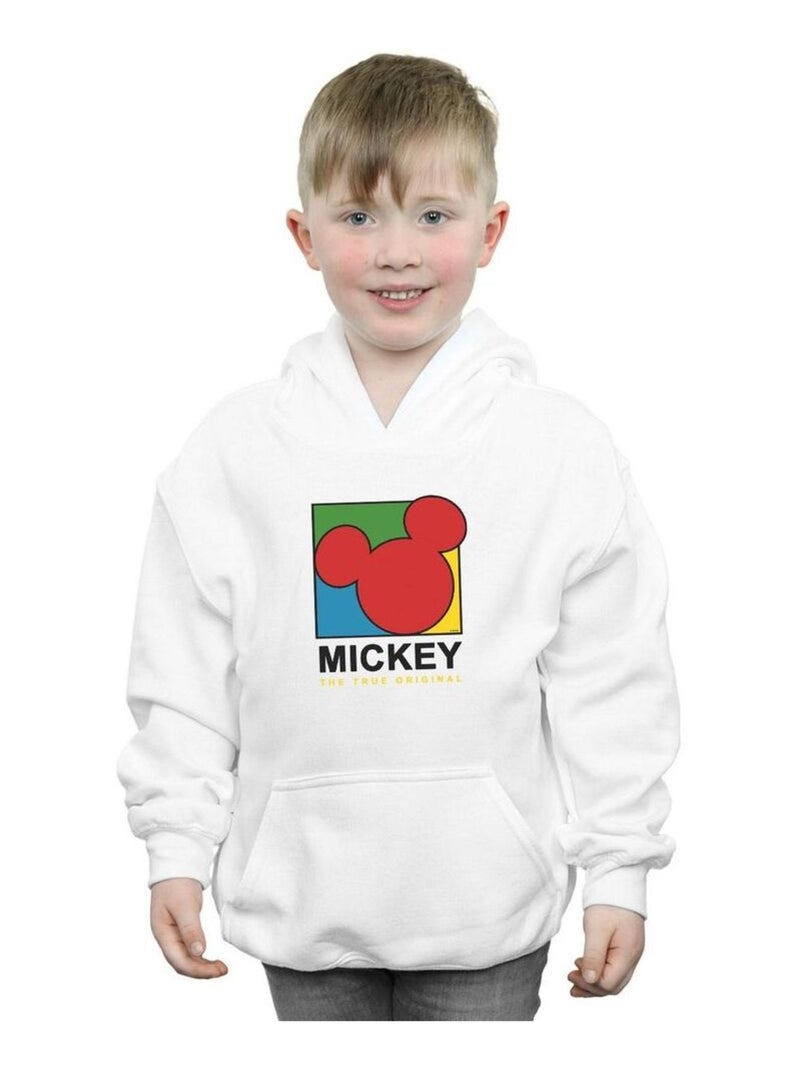 Disney - Sweat à capuche TRUE 90S Blanc - Kiabi