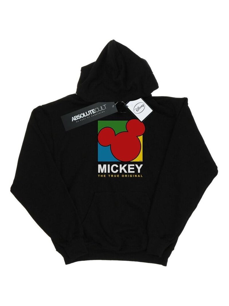Disney - Sweat à capuche TRUE 90S Noir - Kiabi