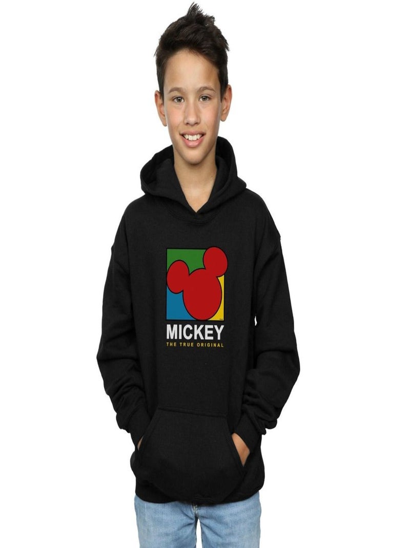 Disney - Sweat à capuche TRUE 90S Noir - Kiabi