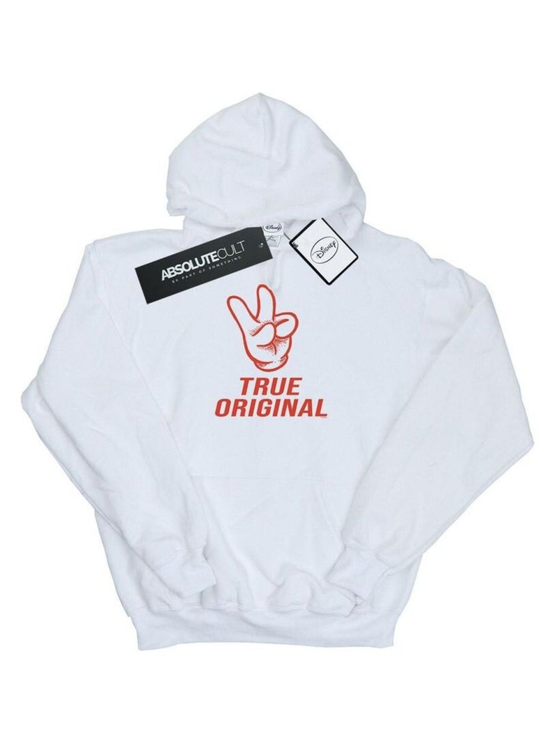 Disney - Sweat à capuche TRUE ORIGINAL Blanc - Kiabi