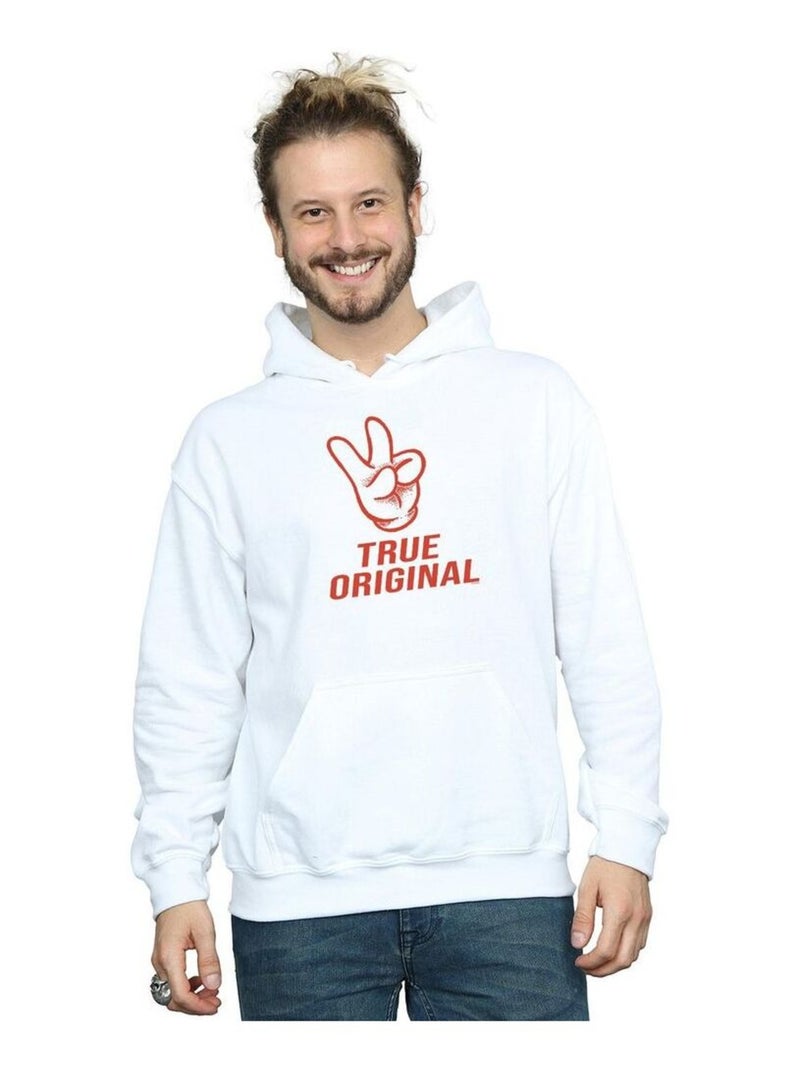 Disney - Sweat à capuche TRUE ORIGINAL Blanc - Kiabi