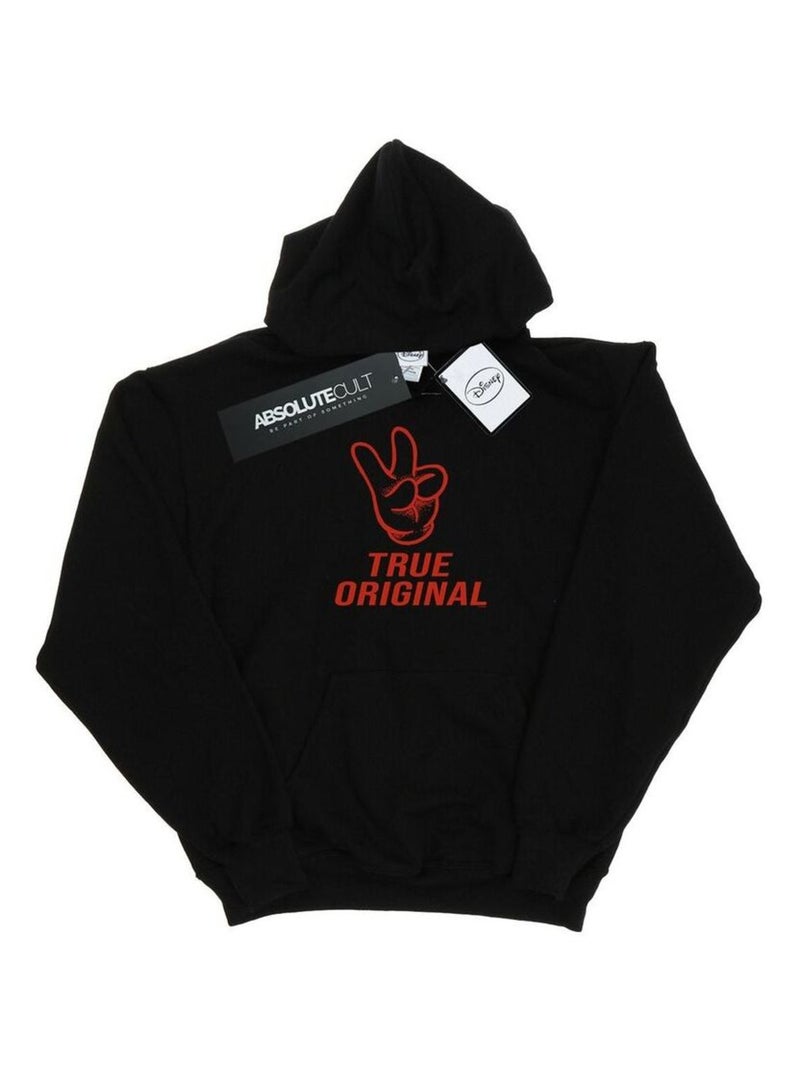 Disney - Sweat à capuche TRUE ORIGINAL Noir - Kiabi