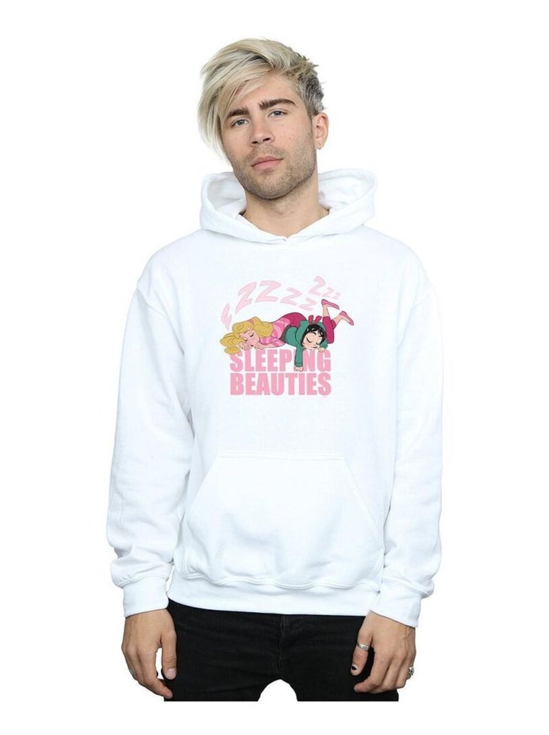 Disney - Sweat à capuche WRECK IT RALPH Blanc - Kiabi