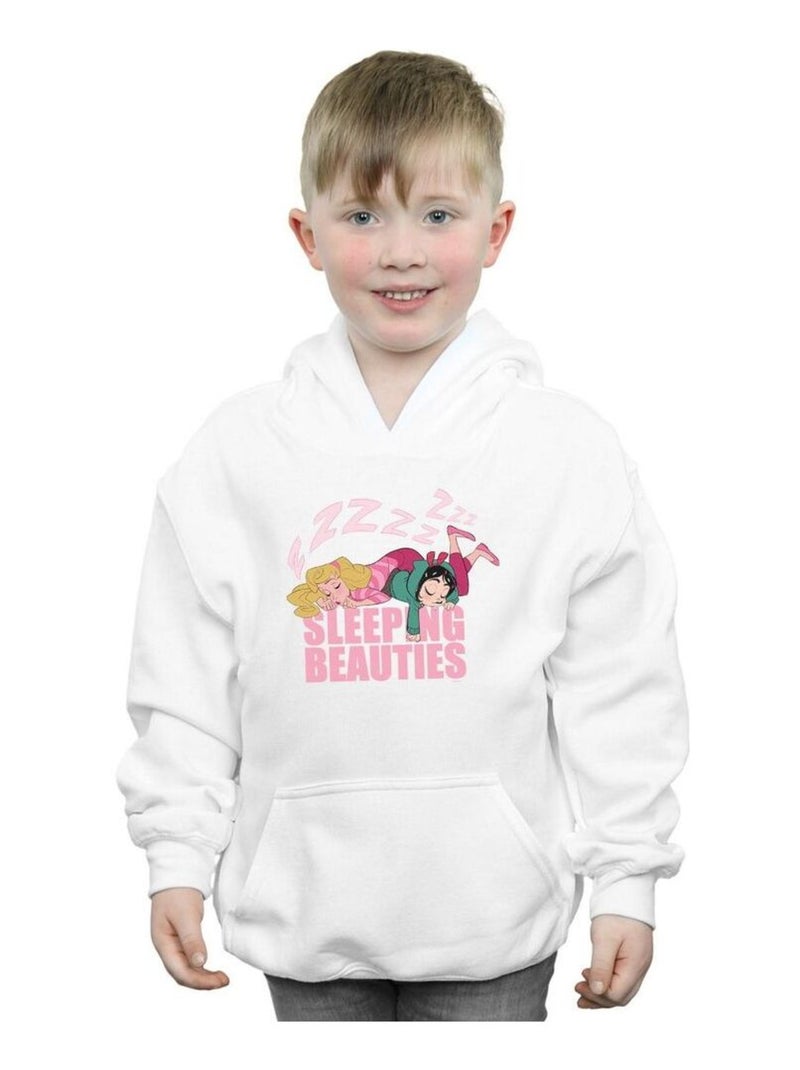 Disney - Sweat à capuche WRECK IT RALPH Blanc - Kiabi