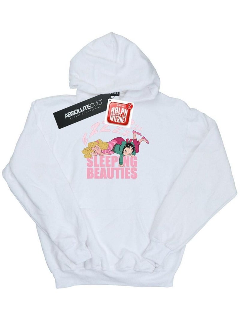 Disney - Sweat à capuche WRECK IT RALPH Blanc - Kiabi