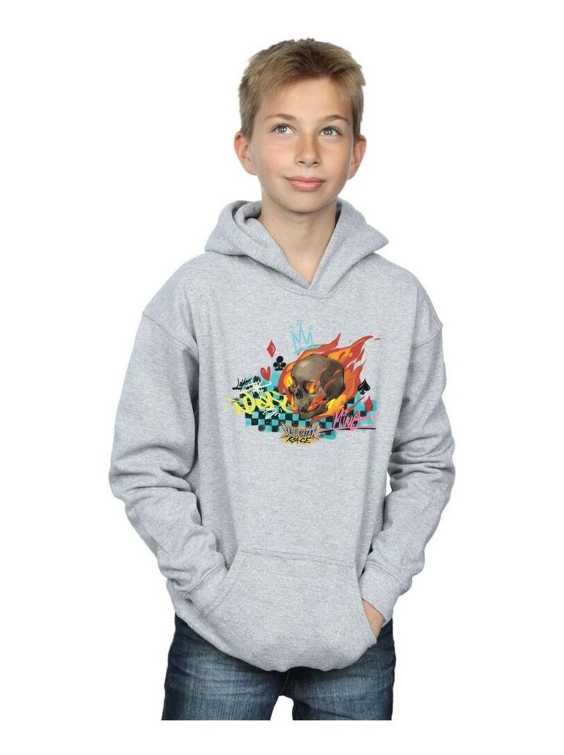 Disney - Sweat à capuche WRECK IT RALPH Gris chiné - Kiabi