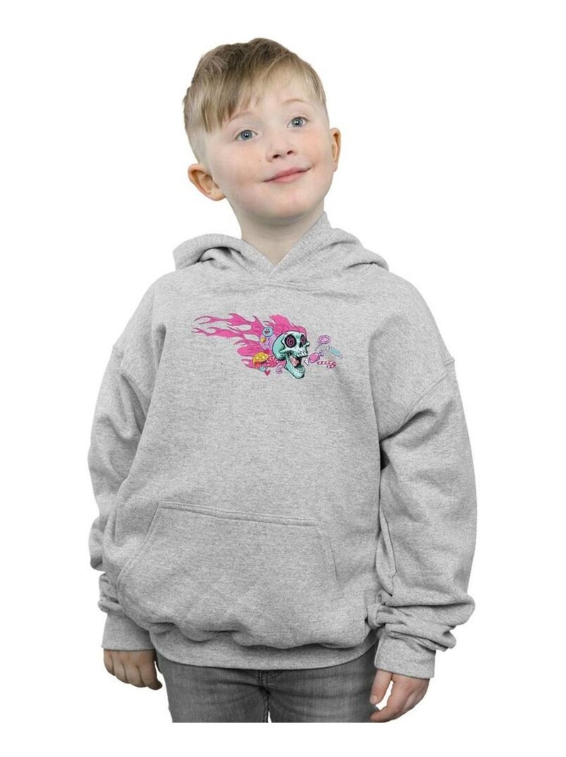 Disney - Sweat à capuche WRECK IT RALPH Gris chiné - Kiabi