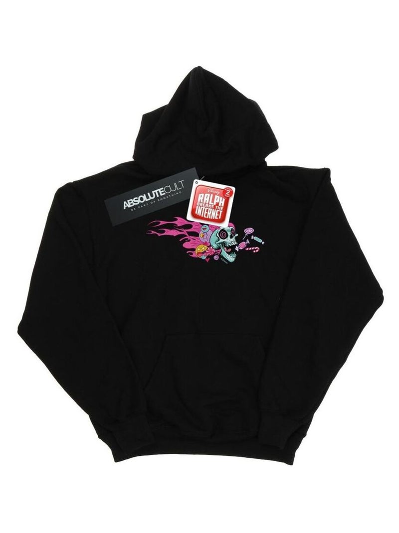 Disney - Sweat à capuche WRECK IT RALPH Noir - Kiabi