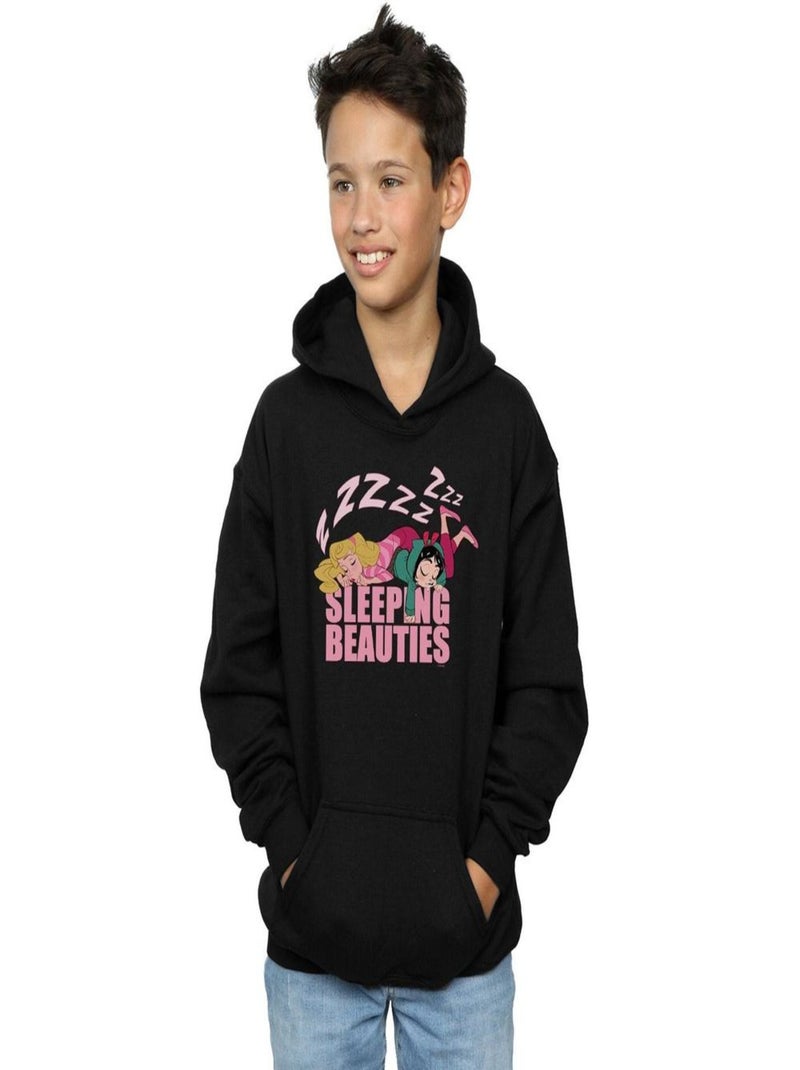 Disney - Sweat à capuche WRECK IT RALPH Noir - Kiabi