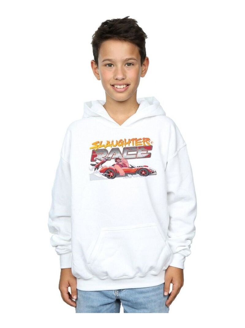 Disney - Sweat à capuche WRECK IT RALPH SLAUGHTER Blanc - Kiabi