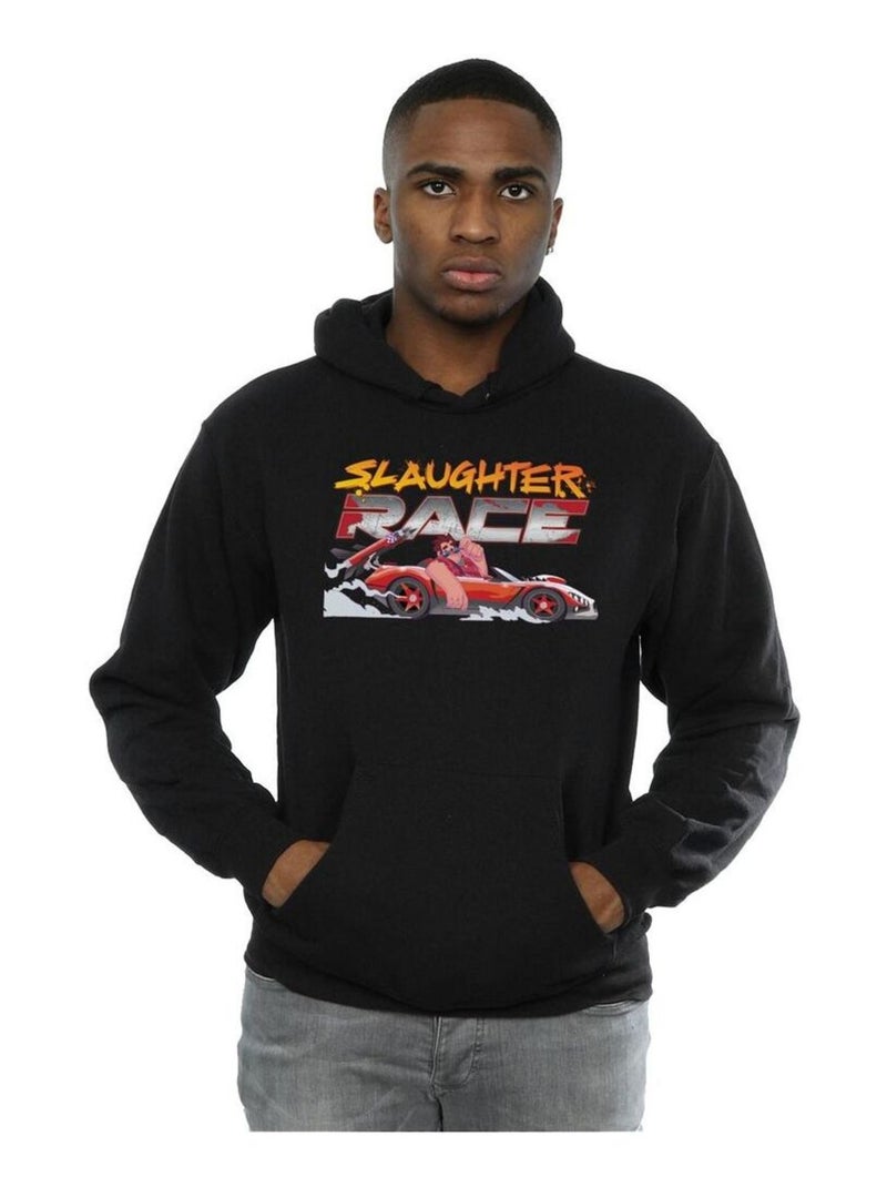 Disney - Sweat à capuche WRECK IT RALPH SLAUGHTER Noir - Kiabi