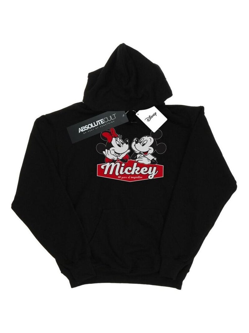 Disney - Sweat à capuche YEARS Noir - Kiabi