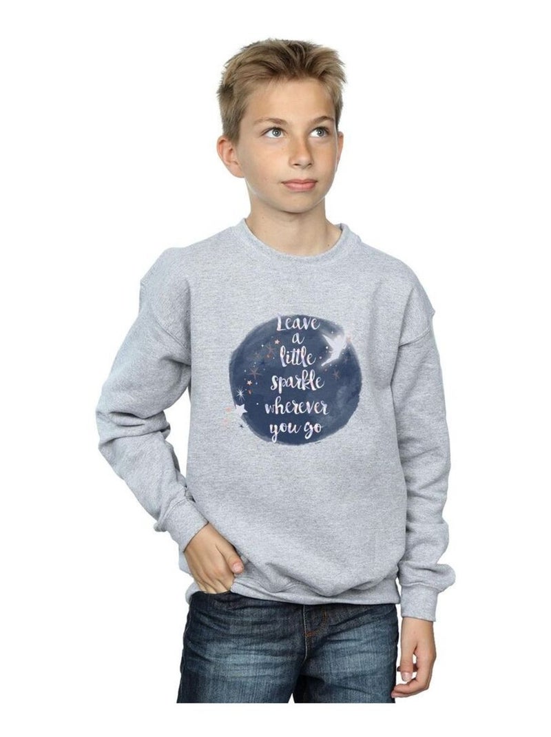Disney - Sweat A LITTLE SPARKLE Gris chiné - Kiabi