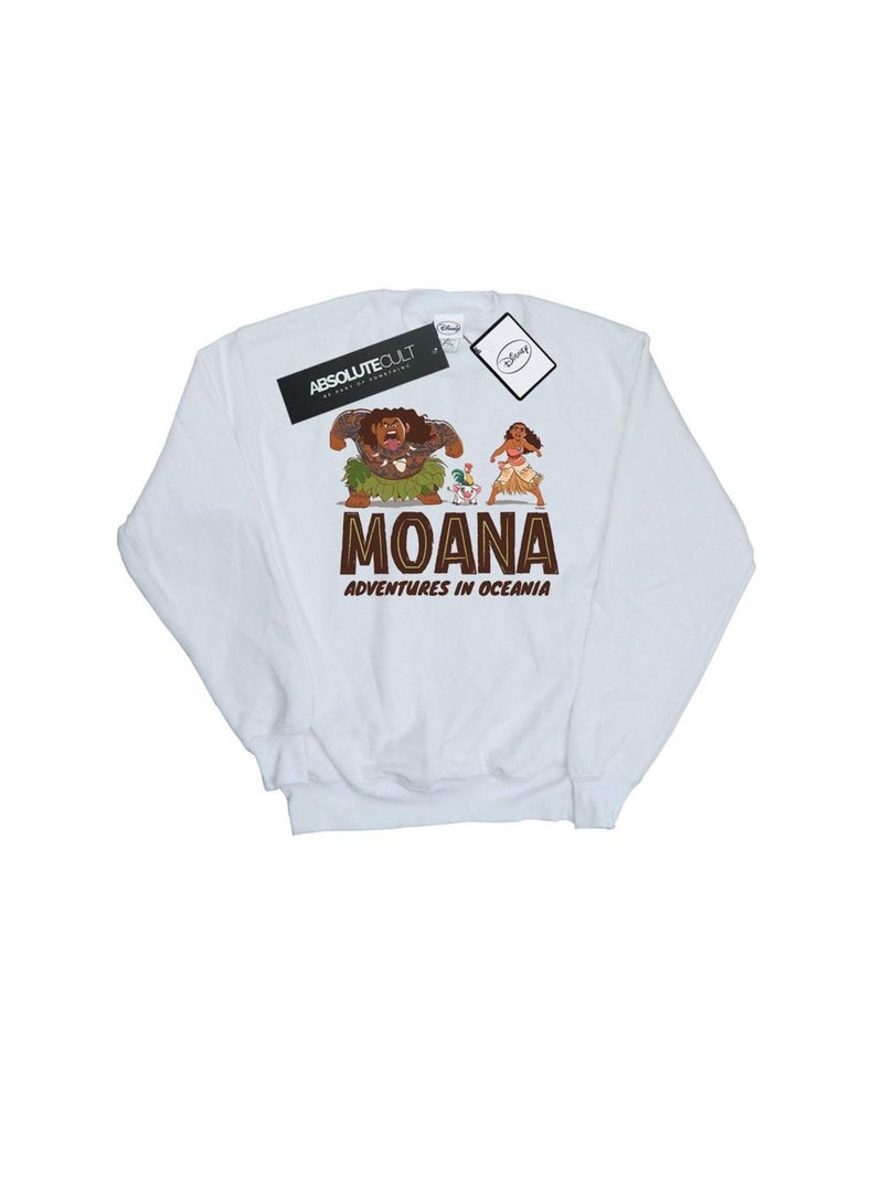 Disney - Sweat ADVENTURES IN OCEANIA Blanc - Kiabi