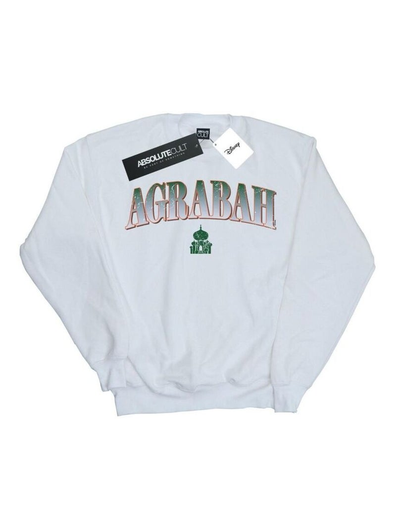 Disney - Sweat AGRABAH Blanc - Kiabi