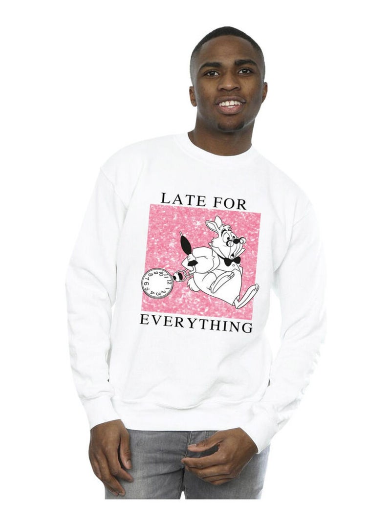 Disney - Sweat Alice au Pays des Merveilles Blanc - Kiabi